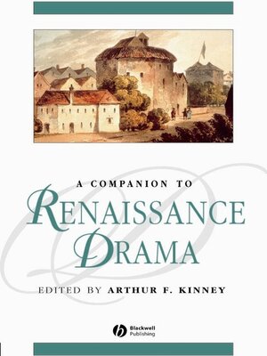 cover image of A Companion to Renaissance Drama